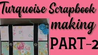 Turquoise scrapbook making-part 2(Cards Making)