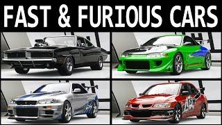 FAST & FURIOUS CARS IN FORZA HORIZON 4 PART 1 | 1-7 All 65 CARS IN THE MOVIES