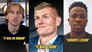  Real Madrid Players Emotional Message & Reaction to Toni Kroos Retirement from World Football