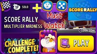 Multiplier Madness with Diamond Booster - Score Rally - Solo Challenge ~ Match Masters  (Must Watch)