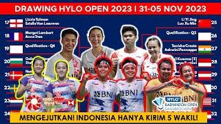 Drawing & Jadwal Hylo Open 2023 Hari ini Day1: Indonesia Kirim 5 Wakil | Hylo Open 2023 Badminton