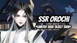 [ONMYOJI] NEW SSR OROCHI SKIN *IN-GAME 3D MODEL* [LIMITED SKIN TICKET SKIN]