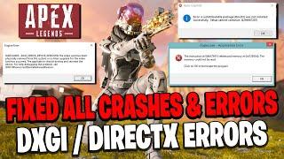 Apex Legends Season 13: How to Fix Engine Error,Directx Error & DXGI_ERROR_DEVICE_HUNG in PC