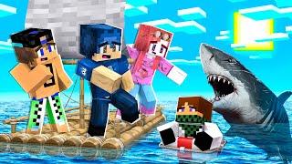 SOPRAVVIVO SU UNA ZATTERA CON I MIEI AMICI! - MINECRAFT *RAFT*