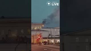 В Москве горит Минобороны