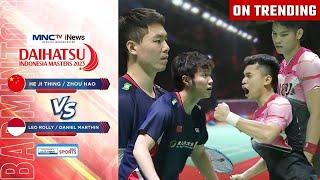 Leo Rolly Carnando/Daniel Martin (INA) VS He Ji/Zhou Hao (CHN) | Daihatsu Indonesia Masters 2023