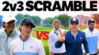 2v3 Scramble | Garrett & Grant VS Bubbie, Tig & Stephen