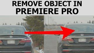 Remove Object in Premiere Pro with Mocha Pro - Tutorial