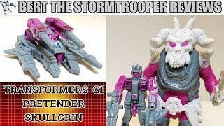 Transformers G1 Pretender SKULLGRIN Review! Bert the Stormtrooper Reviews!