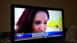 Tamara Mena Modeling on Fox 11 LA News! Featured as Gina's People