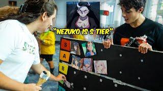 We Asked 100 Anime Fans to Make a WAIFU Tier List