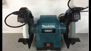 Заточной станок Makita GB801. Обзор, тест и косяки точила Макита.