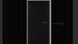 knocking the black door  guess who is in the door 