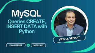 MYSQL CREATE DB TABLE INSERT DATA WITH PYTHON