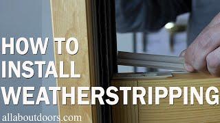 How to EASILY install Window Weatherstripping!