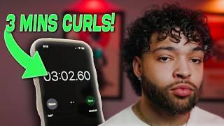 Secrets to Perfect Curls in Minutes! | Morning Men’s Curl Routine!