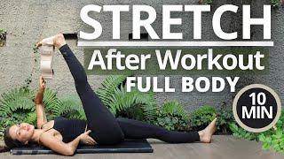 DO THIS STRETCH AFTER EVERY WORKOUT | Full Body Stretch | Beginner Friendly | With Resistance Band