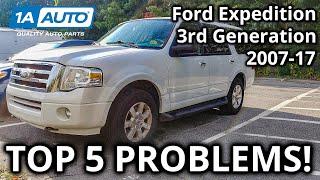 Top 5 Problems Ford Expedition SUV 3rd Generation 2007-17