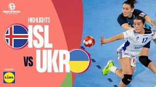 Iceland  Ukraine | Highlights | Women’s EHF EURO 2024