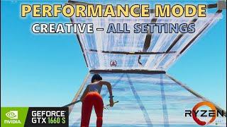 GTX 1660 Super Creative FPS Benchmark (Performance Mode) | ALL Settings 1080p