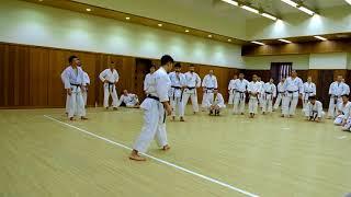 Arimoto Koji Sensei teaches Unsu Jump and Bunkai at International Seminar Japan 2017