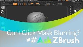 #AskZBrush: “Can I disable Ctrl+Click from blurring my masking?”