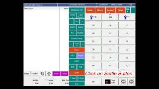 How to Settle Bill In IDS Point Of Sale Touch Screen Mode