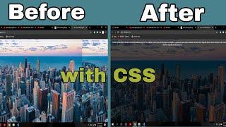 How to convert background image to darken mode in css