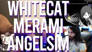 Moistrcitikal reacts to WhiteCat, Angelsim, Merami technique osu!
