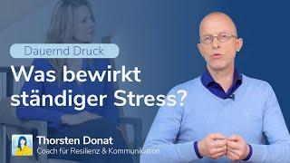 Was passiert bei Dauerstress im Körper?