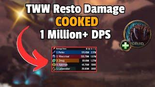 Resto Druid TWW Beta 1 Million DPS!? Damage Is COOKED!