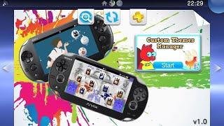 How to update Custom Theme Manager v.4.02 on PSVITA