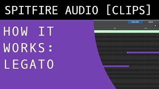 How to programme Legato in Spitfire Audio Libraries