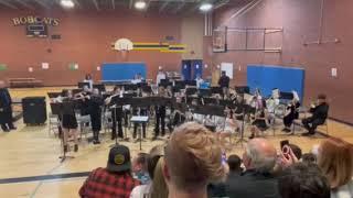 Ponderosa Middle School Band Concert Song Tribute to Military Branches