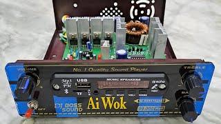 200watt Mono Class D Powerfull 12v Dc Amplifier Sound Testing // Ai Wok // Coolboy_ni //