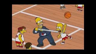 The Simpsons - Homer becomes Coach of Bart 2017