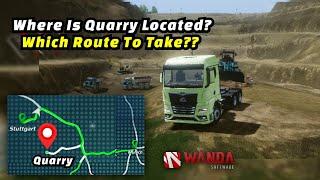 Truckers of Europe 3 - Where is Quarry Located? How To Get Job To Quarry??