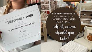 Fashion Business Essentials or Fashion Industry Essentials | Which Course Should You Take?