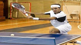 Roger Federer - Top 10 Ping Pong Rallies