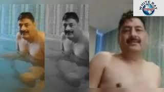 Rajasthan DSP viral video || rajasthan police beawar co  vedio || swimming pool  video viral