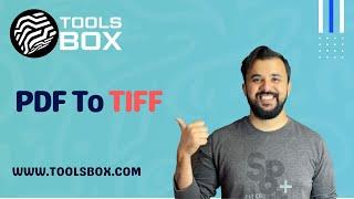 How To Convert PDF To TIFF | WWW.TOOLSBOX.COM