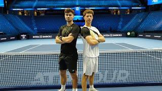 I Challenged My Friend To A Match On The ATP Finals Centre Court!!