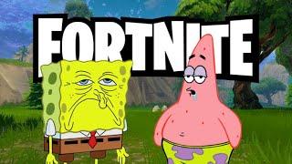 Sundjer Bob igra fortnite