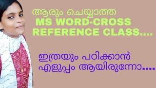 MS Word -Cross Reference Ho to add or use Cross Reference in MS Word