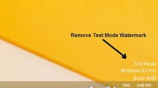 FIX windows 8 1 test mode build 9600