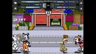 Z Mugen: Snoopy and Odie vs Dot and Yakko Warner