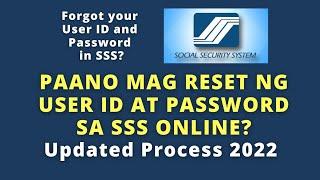 PAANO MAG RESET NG USER ID AT PASSWORD SA SSS? | FORGOT USER ID AND PASSWORD IN SSS |Marjorie Tapang