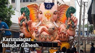 Balapur Ganesh 2021 as like Hyd balabur Ganesh in Karimnagar .