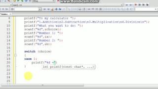 How to make a simple calculator in C language in codeblocks I D E
