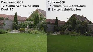 Sony A6500 vs. Panasonic G85 - Image Stabilization Comparison 4K